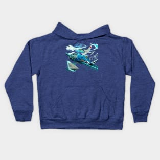 Famous WW2 Planes Grumman F4F Wildcat Kids Hoodie